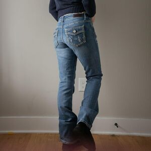 Daytrip Y2K Bootcut Style Women's Blue and Navy Jeans